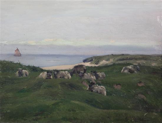 Algernon Talmage R.A. (1871–1939) Hayle Downs, 15 x 18in.